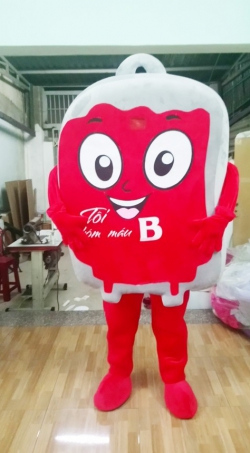 Mascot mo hình  tui máu