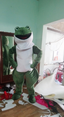 Mascot linh vật ếch Xanh