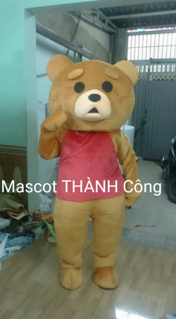 Mascot Linh vật Gấu teddy