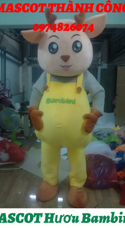 Mascot linh vật Hươu Bambini