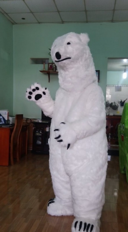 Mascot Gấu Bắc Cực 
