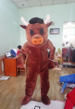 Mascot trâu linh vật