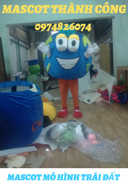 Mascot mô hình trái đất