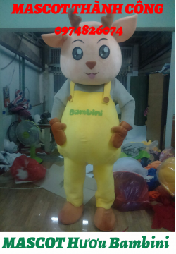 Mascot linh vật Hươu Bambini