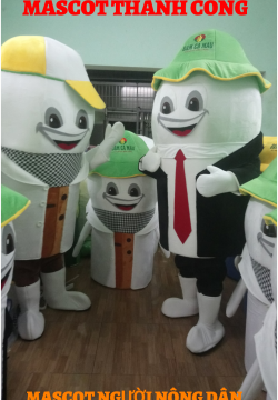 Mascot hình người Nông Dân