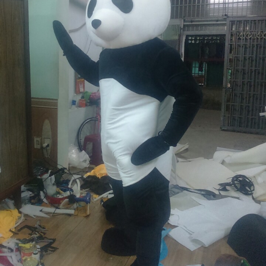 Mascot linh vật Gấu Trúc