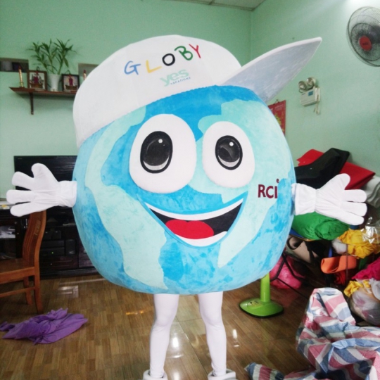 Mascot Qủa Địa Cầu