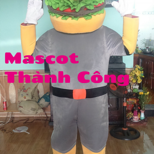 Mascot Linh vật , Bánh Hamburger