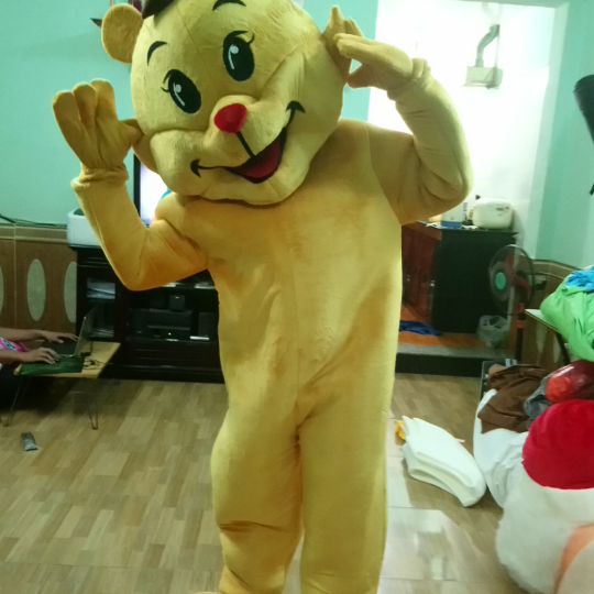 Mascot Linh Vật Sư tử Helio