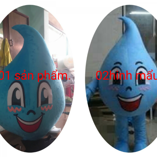 mascot Mô hinh Giot nước