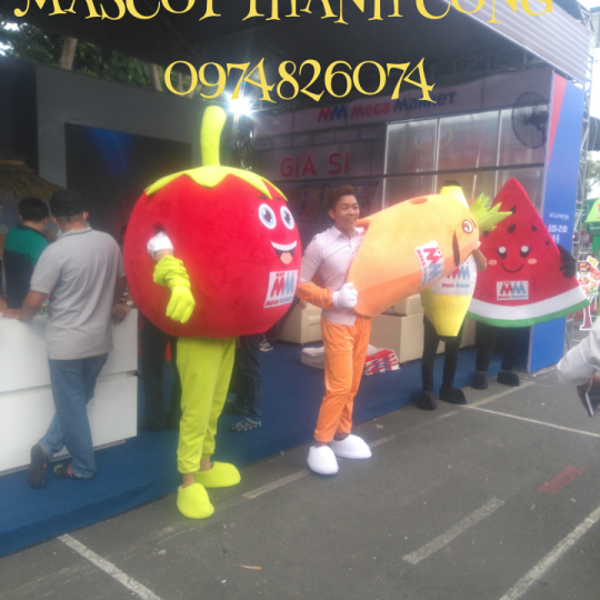 Mascot mô hình Cà Chua 
